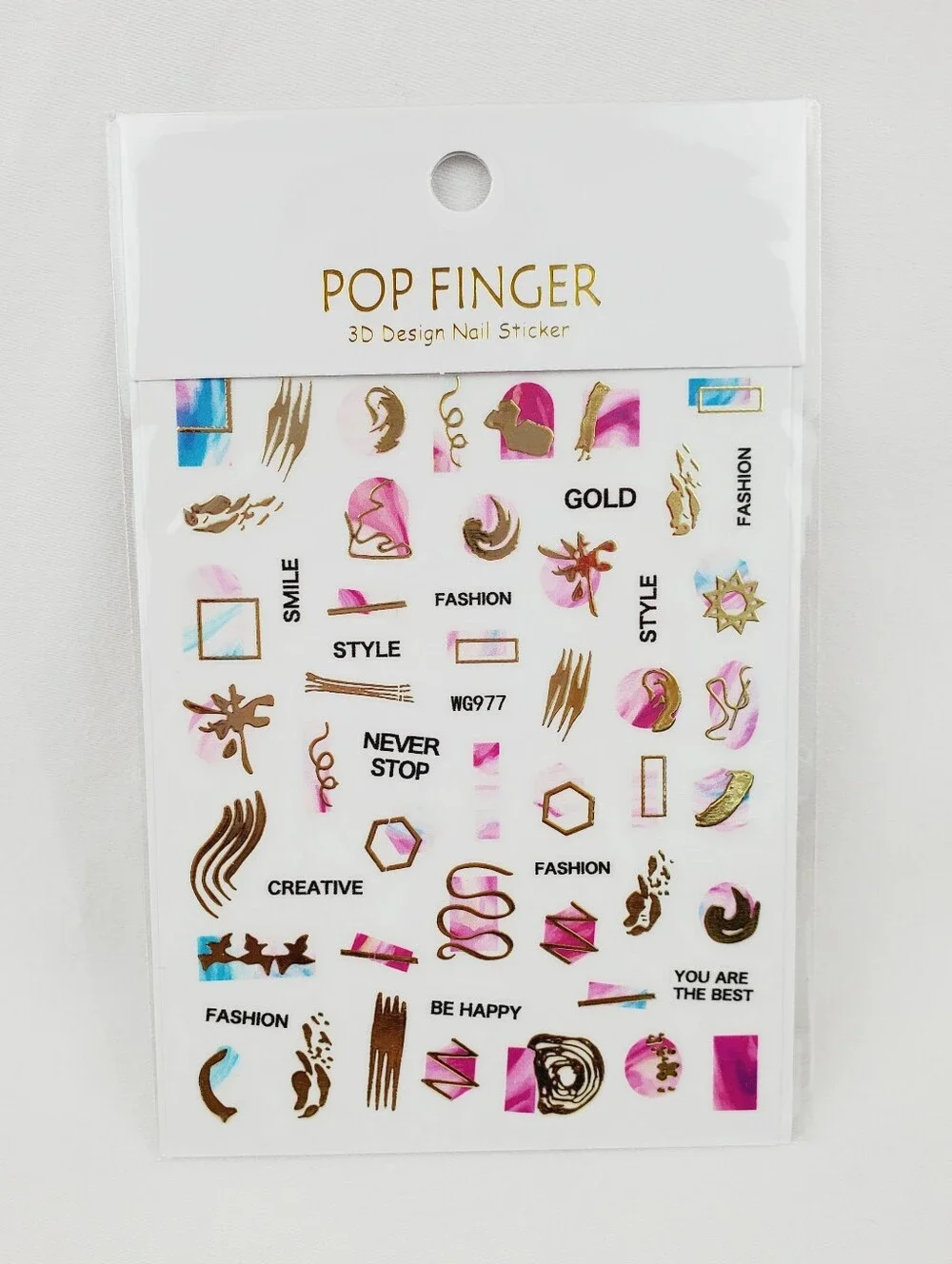 4 FOR $15 💕 Trendy Nail Art Transfer Stickers Decals